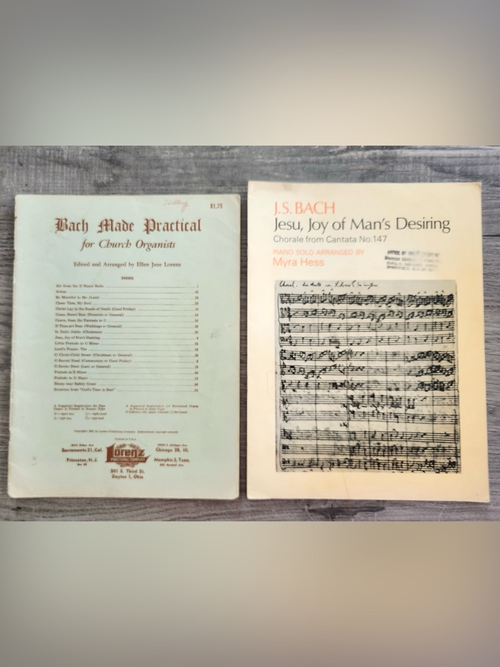 JS Bach Jesu, Joy of Man’s Desiring Bach Made Practical for Church Organists